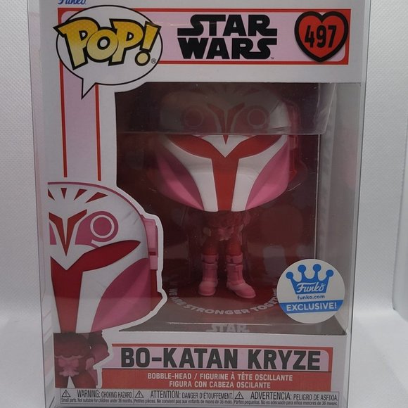Star Wars Bo-Katan Kryze (Pink Valentine) Funko Shop Exclusive Funko Pop - Picture 1 of 9